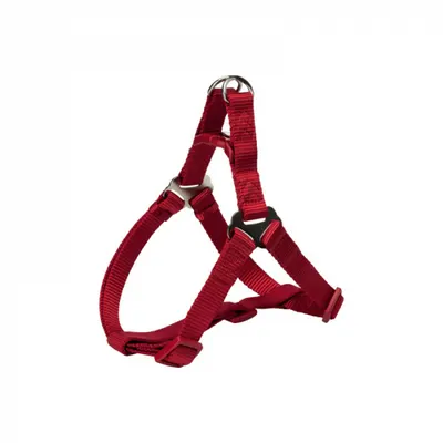 Ham pentru caini Premium One Touch Rosu S 40-50 cm 15 mm