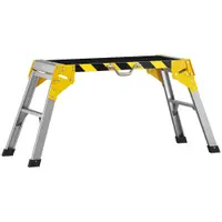 HOMCOM Banc de lucru pliant, banc de strângere din aluminiu, masă de lucru robustă cu mâner, design antiderapant, argintiu | Aosom Romania