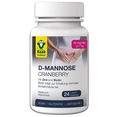 D-manoza si merisor 2200mg 24 tablete 52.8g Raab