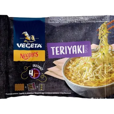 Noodles instant Teriyaki Vegeta, 75g Engros
