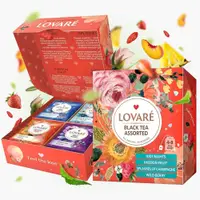 Ceai negru Lovaré Black Tea Assorted 32 Plicuri