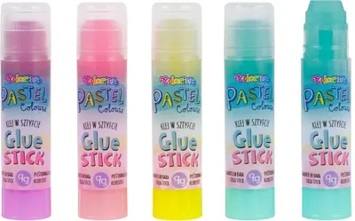 Lipici uscat Colorino Pastel - 9 g, sortiment