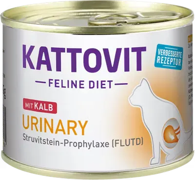 Conserva Kattovit Urinary, Vitel, 185 g