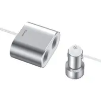 INCARCATOR auto Baseus High Efficiency, 2 x USB Output 5V/3.4A, 2 x bricheta auto, total output 96W, pt. bricheta auto, lungime cablu 60cm, negru CRDYQ-01