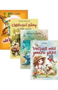 Pachet 4 carti. Poezii ilustrate