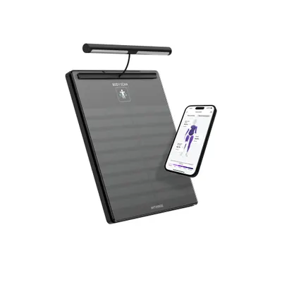 Cantar inteligent Withings Body Scan, Tehnologie Position Control, Negru