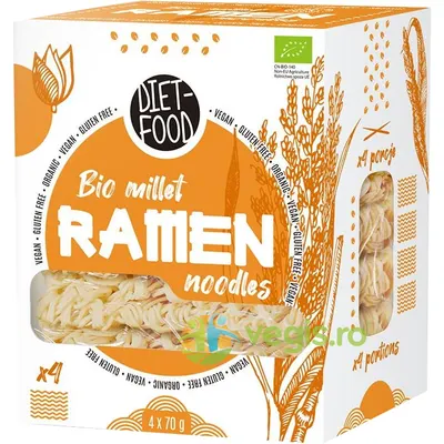 Paste Ramen 100% din Mei Ecologice/Bio 280g