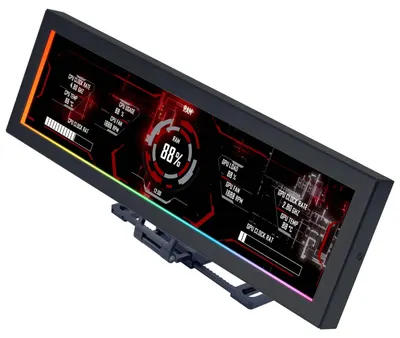 Ecran pentru computer Lian Li - Universal Screen, 8.8'', IPS, 1920 x 480, ARGB, negru