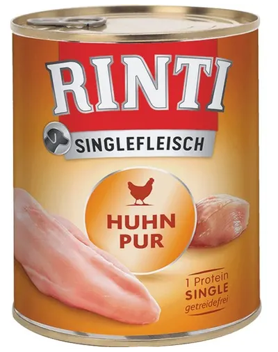 RINTI Singlefleisch Chicken Pure hrana monoproteica pentru caini, cu pui 400 gr