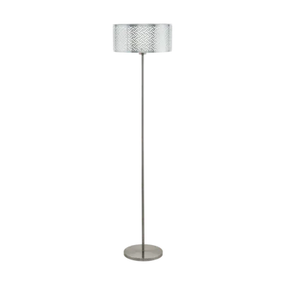 Lampa pardoseala LEAMINGTON 1 satin nickel, chrome 220-240V,50/60Hz