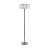 Lampa pardoseala LEAMINGTON 1 satin nickel, chrome 220-240V,50/60Hz