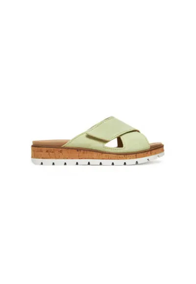 Slapi dama - 700673-07 - Piele naturala - Verde