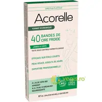 Benzi Depilatoare pentru Corp cu Ceara Rece si Aloe Vera Format Mare Bio 10x4buc