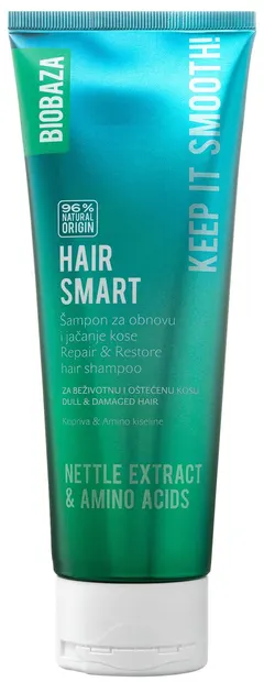 Biobaza Șampon revitalizant cu urzică Hair Smart, 250 ml