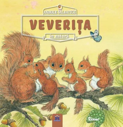 Veverița. Animale sălbatice în natură - Paperback brosat - Renée Rahir