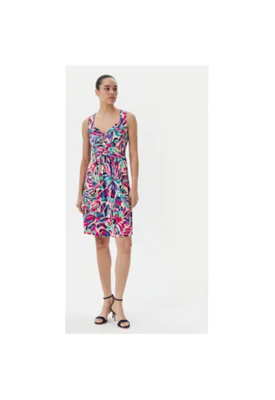 Rochie de vara dama 251-RCOLO - Poliester/Elastan - Multicolor
