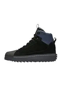 Pantofi sport high-top wedge Superstar Winter Trek - Negru/Albastru indigo