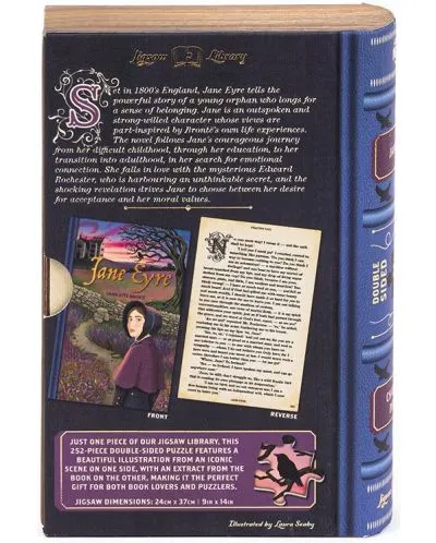 Puzzle cu doua fete - Jigsaw Library - Jane Eyre