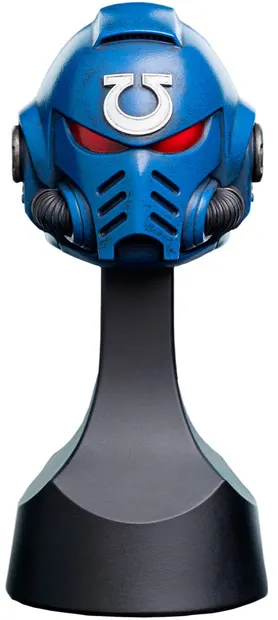 Replică Weta Games: Warhammer 40k - Ultramarines Helmet, 12 cm