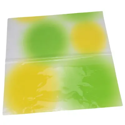 Foi de ambalat decorative din plastic - galben (set 20 buc) 58x58cm - Default Title