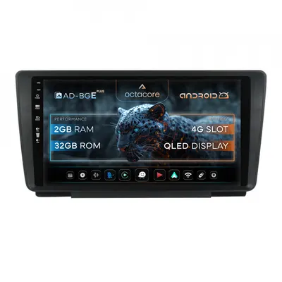 Navigatie Skoda Octavia 2, Android, E-Octacore 2GB RAM + 32GB ROM, 9 Inch - AD-BGE9002+AD-BGRKIT038