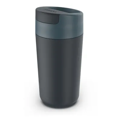 Cană de voiaj albastru-gri antracit 450 ml Sipp – Joseph Joseph
