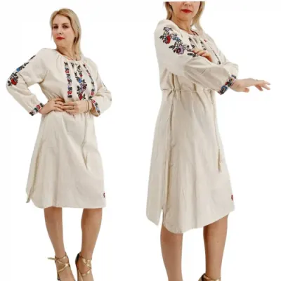Rochie Traditionala cu broderie Iris 5
