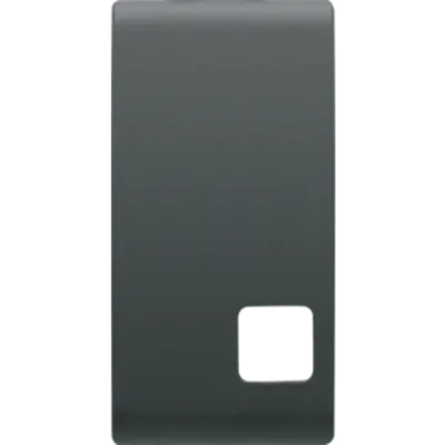 Tasta buton pentru PUSH-BUTTON PANEL - se completeaza cu lentila - 1 MODULE - NEGRU - CHORUS