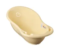 Set cadita 102 cm cu senzor de temperatura si suport anatomic Duck Galben