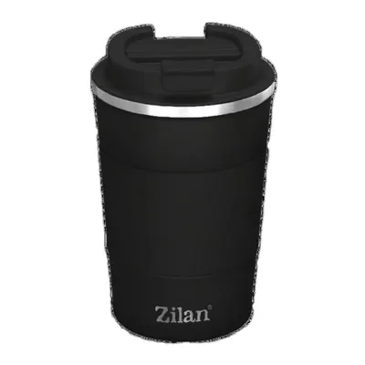 Termos Cafea, Capacitate 380 ml, Interior Inox, Negru