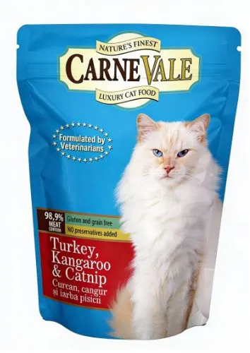 Carnevale Cat Plic Curcan/Cangur/Iarba pisicii 85 g