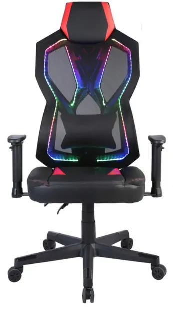 Scaun gaming RFG - VIPER, negru/roşu