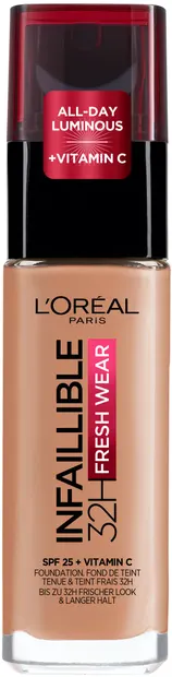 L'Oréal Fond de ten Infaillible Fresh Wear, SPF25, 300 Ambre, 30 ml