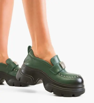 Pantofi Casual Dougla Verzi
