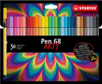 Pixuri marcatoare Stabilo Arty - Pen 68, 30 culori