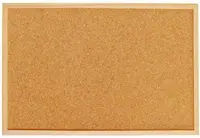 Panou pluta Bi-Office - 60 x 40 cm, rama din lemn