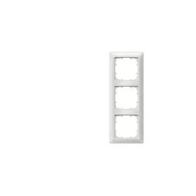 Placa ornament 3 module Alb Siemens Delta