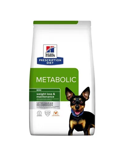 HILL'S Prescription Diet Canine Metabolic Mini 6 kg dieta veterinara caini talie mica afectiuni metabolice
