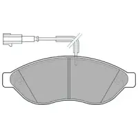 Set placute frana, frana disc DELPHI LP1992