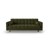 Canapea verde extensibilă, cu spațiu de depozitare 222 cm Bali – Cosmopolitan Design