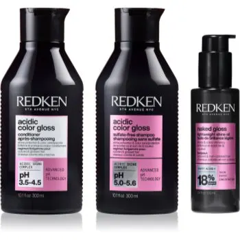 Redken Acidic Color Gloss set pentru protecția culorii