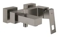 Baterie cada Grohe Eurocube 23140AL0, 1/2 inch, monocomanda, cartus ceramic, diverter, protectie reflux, mat, Hard graphite