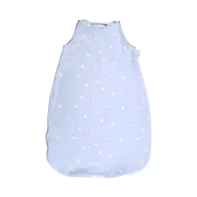 Sac de dormit de vara 95 cm 18-24 luni bumbac ranforce Train Blue