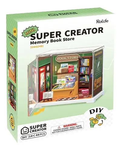 Puzzle 3D 44 piese - Minicasuta Memory Book Store