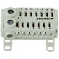 Clema cu conexiune rapida, alb, 2 x 25mm , 14 x 6 mm Schrack IK021081