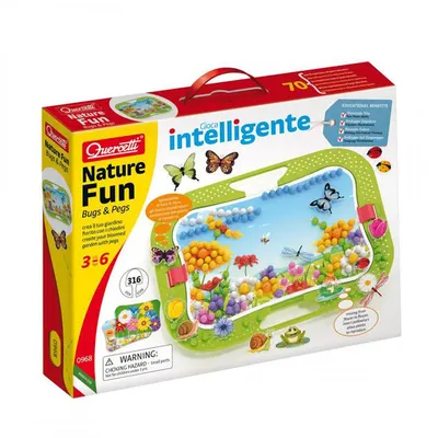 Set 316 piese Quercetti Mosaic Mix Nature Fun 968