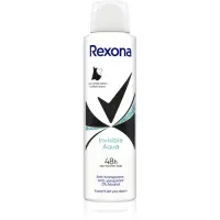 Rexona Invisible Aqua spray anti-perspirant impotriva petelor albe si galbene 150 ml