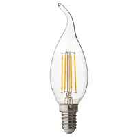 Bec LED cu filament dimabil, tip flacara, 4W, E14, 4200K, 220-240V AC