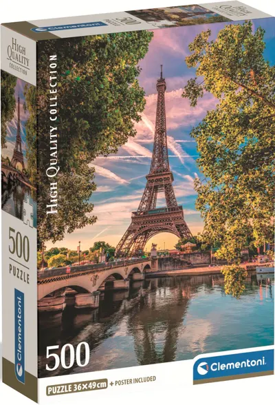 Puzzle Clementoni din 500 piese - De-a lungul Senei
