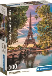 Puzzle Clementoni din 500 piese - De-a lungul Senei